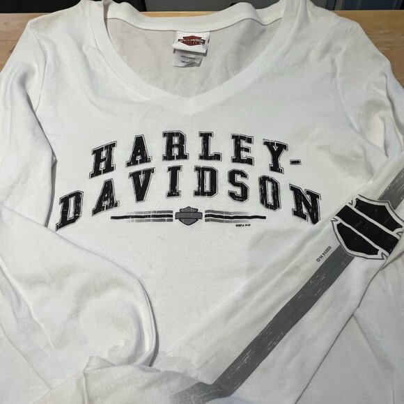HARLEY DAVIDSON LADIES LONG SLEEVE T-SHIRTS SET OF 4 - Picture 12 of 14